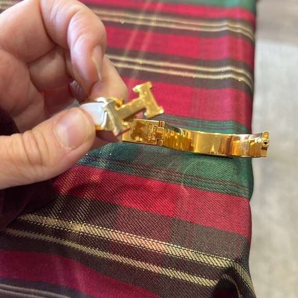 Hermes Le Bracelet H White and Gold - Picture 5 of 7